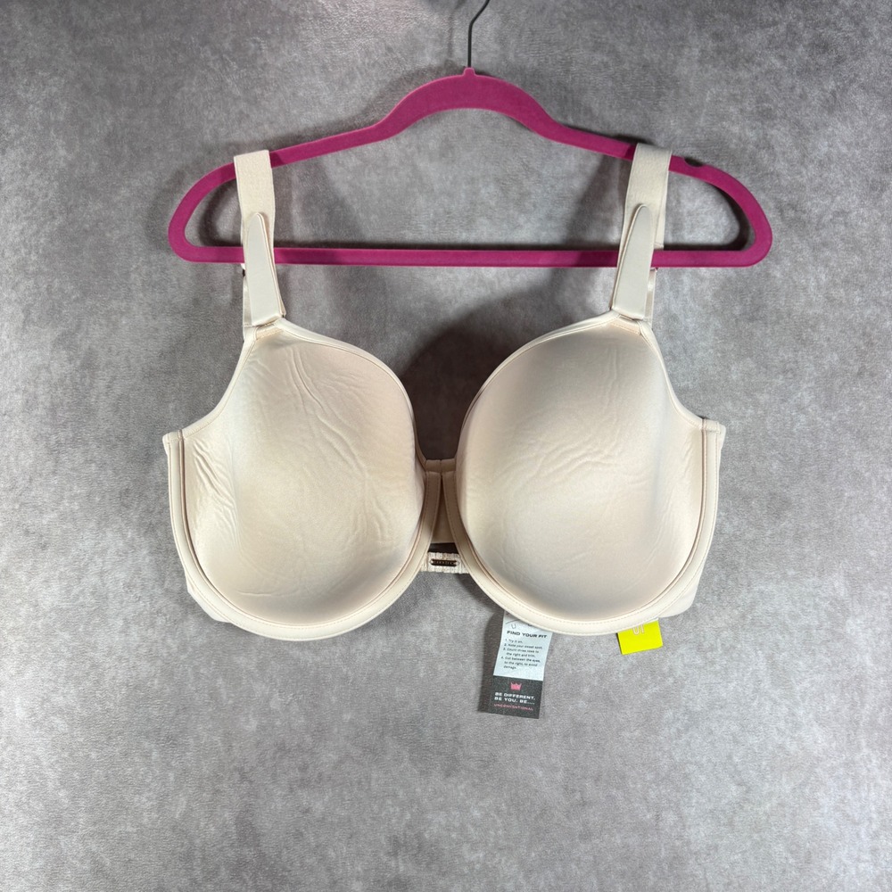 SHEFIT Sports Bra Women 19 2 Luxe Beige EveryDay Bra Adjustable High Impact NEW